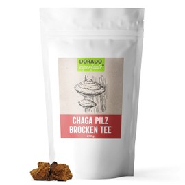 Chaga Pilz Brocken Stücke für Tee | 250 g aus Wildsammlung - Dorado Superfoods ® | frei von Zusätzen
