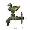 VARIOSAN Nostalgia Outlet Valve "Duck" 11213, 1/2 Inch, Patinated Brass,