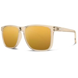 Abaco Jesse Polarized Sunglasses - Translucent Sand/Champagne