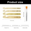 HJIAMA Set of 4 Crochet Hooks, Crystal Crochet Hooks, Multiple