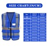 A-SAFETY High vis Reflective Security Safety Vests with 7 Pockets