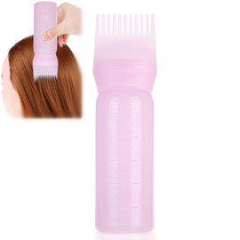 Botella Aplicadora de Peine de Raz, Botella de Teido de Cabello de 3 Colores Cepillo Champ Herramienta Aplicadora de Peine de Aceite de Color de...   