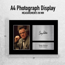HWC Trading A4 Tony Sirico Sopranos Gifts Printed Signed Autograph Picture for TV Show Fans