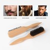 Boar Bristle Slick Back Hair Brush for Sleek Ponytail Bun