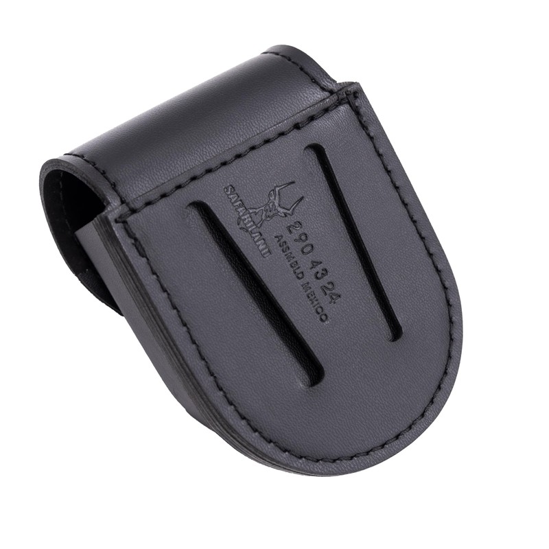 Safariland 290 Double Handcuff Pouch, Basketweave Black, Brass Snap