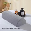 Half-Moon Memory Foam Bolster Pillow for Knee, Ankle, Back &