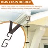GYPNS Rain Chain Clip for Gutter Adapter, Outside Hardware Rain