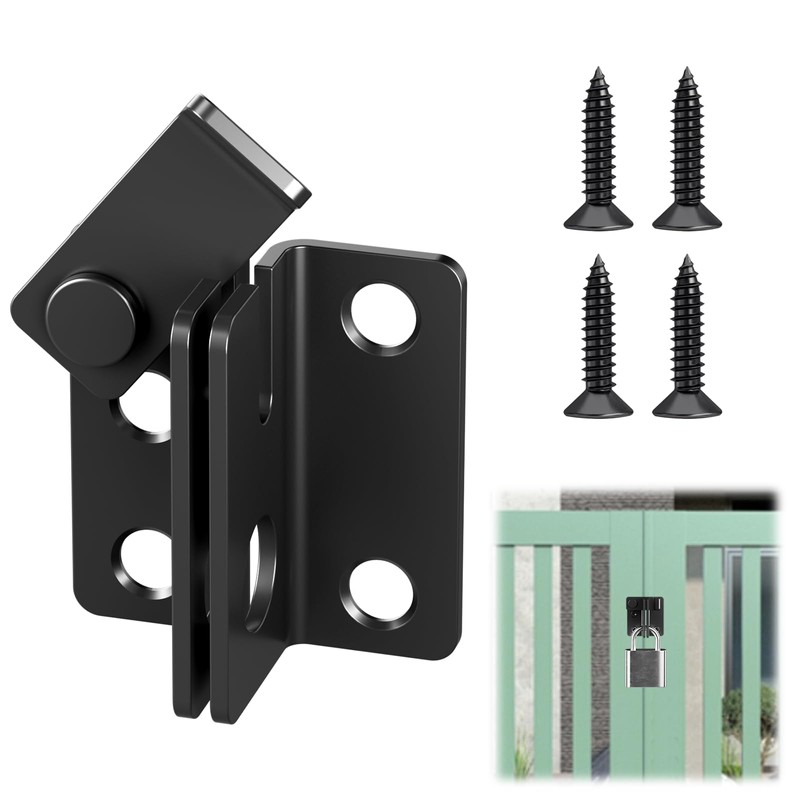 Door Bolt Stainless Steel Lockable Door Lock Small Bolt Lock