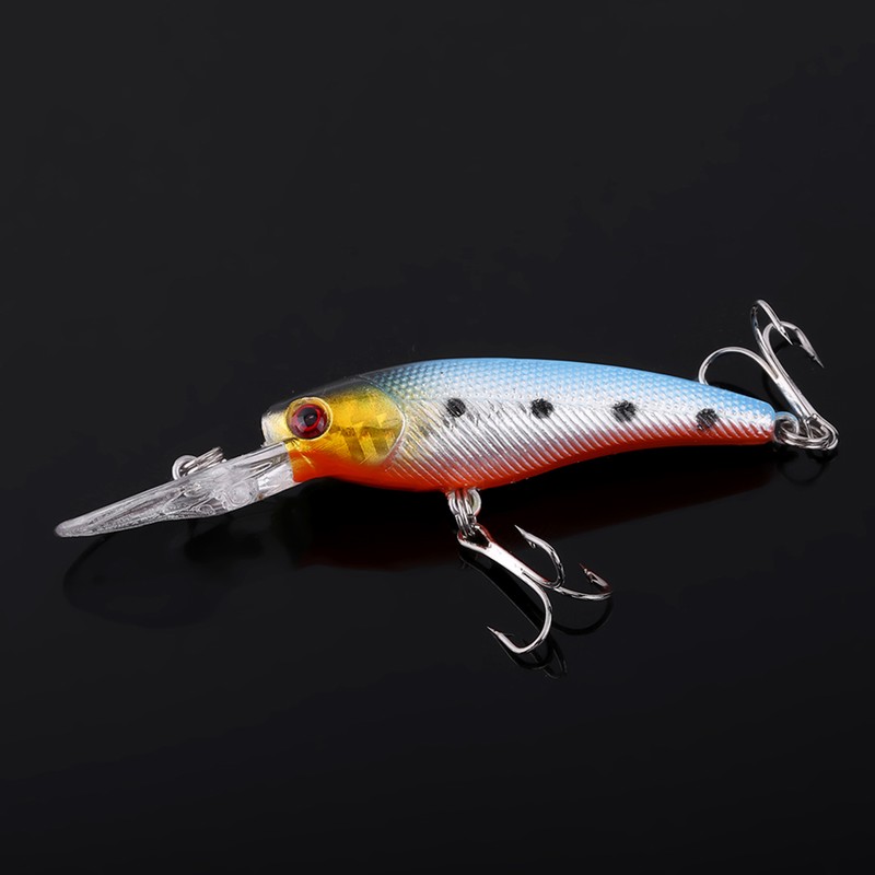10pcs/bag Fishing Lures Baits Crank Bait Hook Tackle Bait Fishing