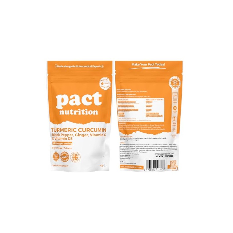Immunity Bundle - Vitamin D3K2, Vitamin B Complex & Turmeric