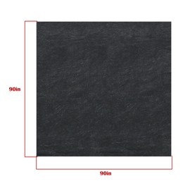 90 x 90 Inch Inflatable Hot Tub Mat, Square Outdoor Hot Tub Pad, Pool Liner Pad for Above Ground Pools