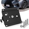 No Drill Tow Hook License Plate Mount Relocator Bracket Kit