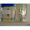 Dynacom 10600-P2IVY, 2-port keystone ivory Wall plate