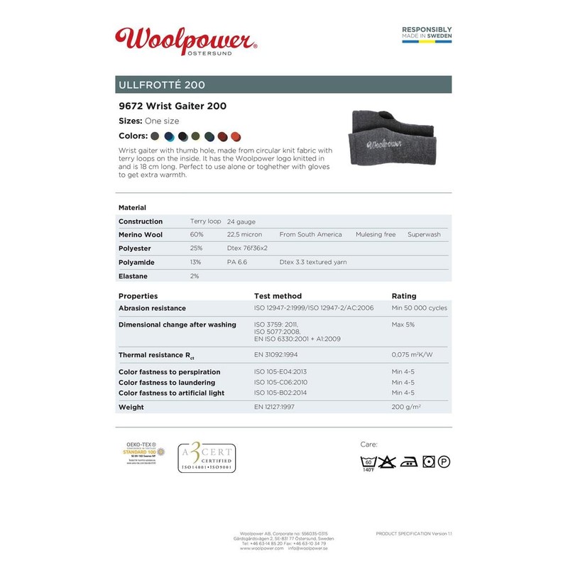 Woolpower Wrist Gaiter