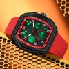 findtime Rectangular Men's Watch Cool Design Creative Men's Watches Digital
