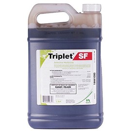 NuFarm Triplet SF Herbicide - 2.5 Gallon | Broadleaf Weed Killer for Turf & Lawns | Professional-Grade, Fast-Acting Formula
