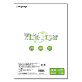 Nagatoya Shoten White Paper Na-011 B5 Thick 100 Sheets