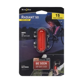 Nite Ize Radiant 50 Lumens Bike Visibility Light, Red