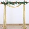 FLCSIed 2PCS/Pack Wedding Arch Draping Fabric, 2 Panel 12" x20ft
