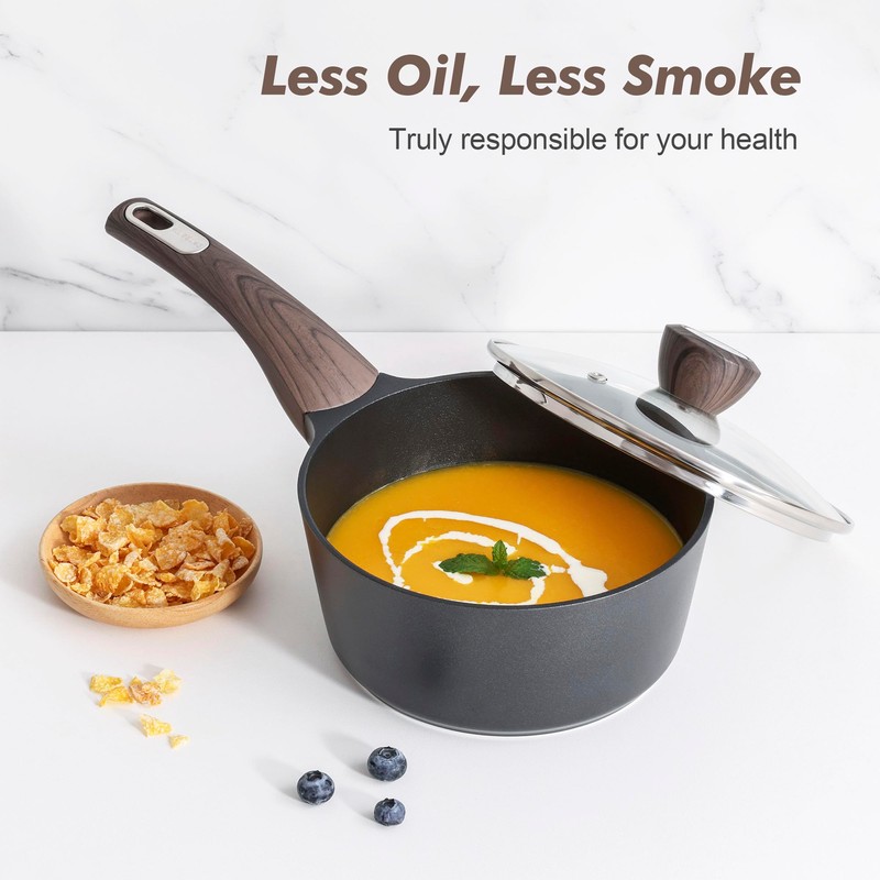 SENSARTE Pots and Pans Set Non stick, Non toxic Healthy