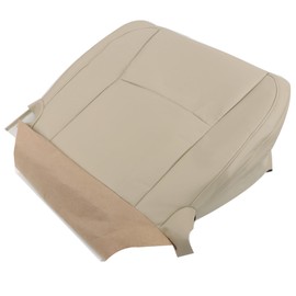 WFLNHB Artificial Leather Front Driver Side Bottom Seat Cover Tan Replacement for RX330 RX350 RX400h 2004-2009