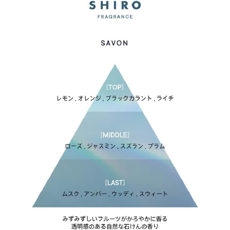 SHIRO Sabon perfume paste 12g New fragrance