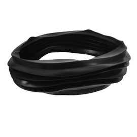 FOMIYES Replacement Shampoo Bowl Tilting Mechanism Rubber Sealing Ring for Salon Shampoo Beds Heavy Duty Leak Design Height Adjustable Compatible with Ceramic Bowls Black