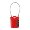 ZHEGE Suitcase Padlocks, TSA Approved Luggage Locks with Open Indicator,