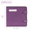 Craft Mates Lockables Ultrasuede Large Organizer Case, Purple