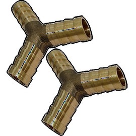 Aerzetix 2x Triple Compressor Pneumatic Fittings Ø10 mm Y Bar Coupler Distributor C18589