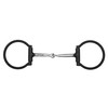 Showman Black D-Ring Smooth Single Jointed Bit
