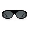 SOJOS Trendy Flat Top Polarized Sunglasses for Women Men Retro