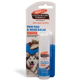 Palmer's Cocoa Butter Fragrance Free Intensive Paw Repair Swivel Stick for Dogs Cocoa Butter Paw Balm with Vitamin E, Peppermint Oil, and Shea Butter for Rough & Dry Pads for Dogs -0.5 oz