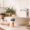 Rasier Pinsel in RosÃ© Gold | Rasierpinsel vegan | Rasierpinsel