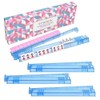 4-Pack Clear Mahjong Racks & Pushers for Game Night –