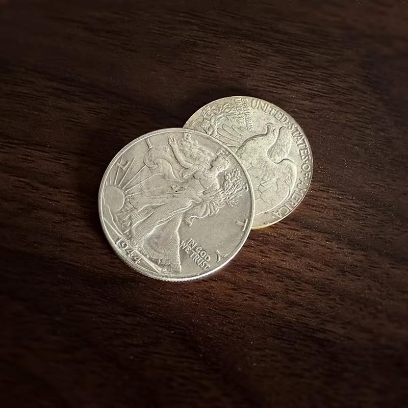 SUMAG Multipurpose Flipper Coin (Walking Liberty Half Dollar) Magic Tricks