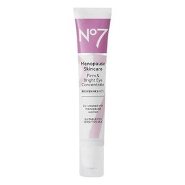 No7 Menopausia Cuidado De La Piel Firme & Brillante Concentrado De Ojos - Crema Revitalizante Para Ojeras, Arrugas E Hinchazón Debajo De Los Ojos - Al
