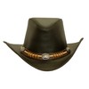 KAKADU Shapeable Stampy Leather Hat Beige
