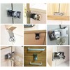 4 Pack Keyed Hasp Latch Lock 4 x 1-5/8 inch
