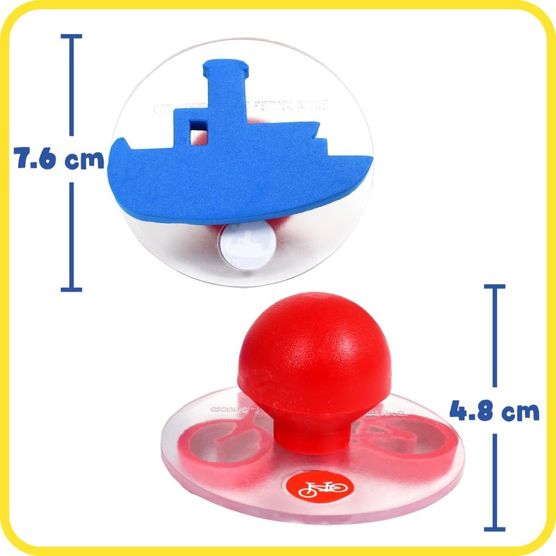 READY 2 LEARN Giant Stampers - Transportation Vehicles - Set