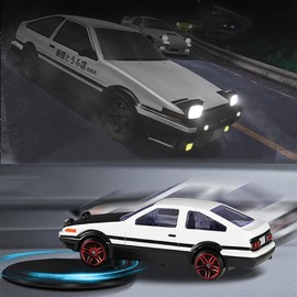 JNZIBQ Car Dashboard Drift Spin Ornament, Alloy Rotating AE86 Auto Model Decoration, Classic Cool Mini Car Dash Interior, Follow Drift When Vehicle Turns