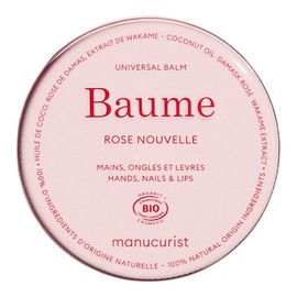 MANUCURIST • Natural Nourishing Balm • Cosmos Organic • Multipurpose skincare • Hydrates Lips, Nails and Cuticles • Hand Cream • Made in France • 30g