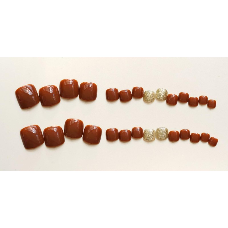 Nail Tips, 24 Pieces, Thumb Nail Seal, Foot False Nails,