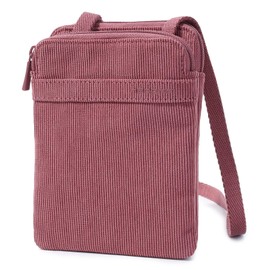 Hedgren Follis Rupee RFID Passport Holder Corduroy Dusty Rose, Corduroy Dusty Rose