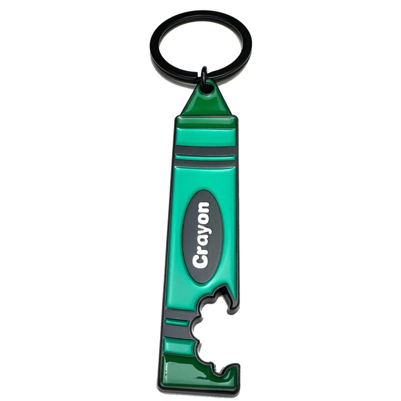 Crayon Military Themed Key Chain Bottle Opener - Happy Hour