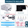 GeeekPi Raspberry Pi 5 Case, DIN Rail ABS Case with