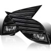 Spec-D Tuning Clear Bumper Driving Fog Lights + Bulbs +