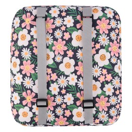 Bebamour Doll Carrier Backpack, 100% Cotton, Kids Backpack for Dolls Accessories Storage Bag (Green Flower)