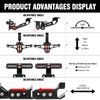 DREAMIZER Motorcycle License Plate Bracket Fender Universal Motorcycle Plate Mount