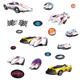 RoomMates RMK1150SCS Speed Racer Peel & Stick Wall Decals
